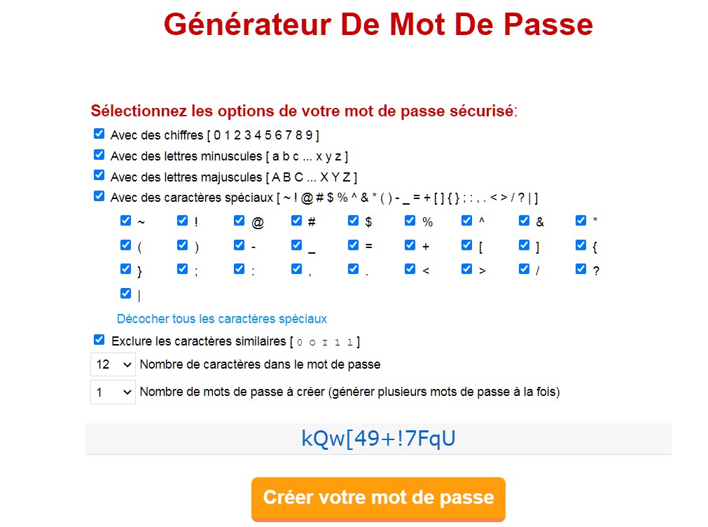 Comment Créer Un Mot De Passe Sécurisé